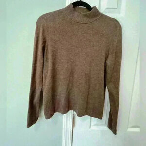Chicos Brown Cowl Neck Women’s Sweater Size Chico 0